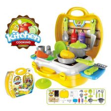 Детска кухня в куфарче Raya Toys 26 аксесоара
