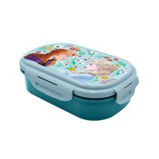 Детска кутия за храна Kids Licensing Frozen с отделения и прибори Тюркоаз