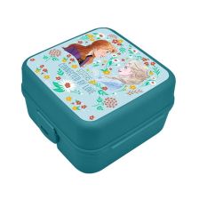 Детска кутия за храна Kids Licensing Frozen с отделения, Тюркоаз