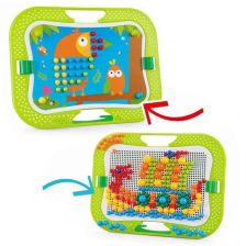 Детска мозайка с дъска Raya Toys с 4 шаблона, 268 части