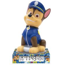 Детска нощна лампа Kids Licensing Paw Patrol 3D, с будилник