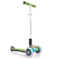 Детска тротинетка Globber Elite Lights Lime Green