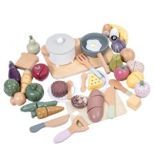 Детски дървен кухненски комплект Raya Toys