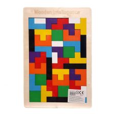 Детски дървен пъзел Raya Toys WoodIntelligence Тетрис