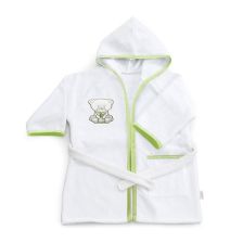 Детски халат бамбук Italbaby LINEA BAMBOO Бял, 0-6 месеца
