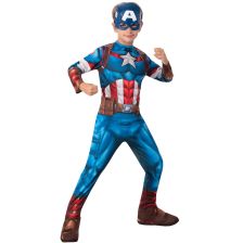 Детски карнавален костюм CAPTAIN AMERICA CLASSIC Rubies, 3-8 години, 702563