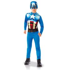 Детски карнавален костюм CAPTAIN AMERICA Rubies, 3-8 години, 610759