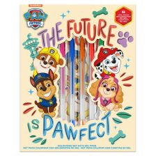 Детски комплект Kids Licensing Paw Patrol, тефтер с 6бр. гел химикали