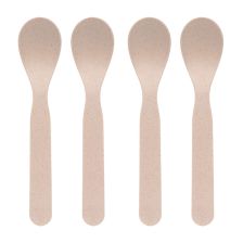 Детски комплект лъжици за хранене Lassig Powder Pink, 4 броя