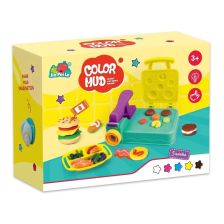 Детски комплект моделини и машина с формички Raya Toys Color Mud, 5 цвята