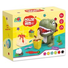 Детски комплект моделини и машина с формички Raya Toys Color Mud Динозавър