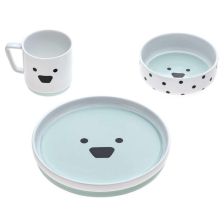 Детски комплект за хранене Lassig, Little Chums Dog, 3 части