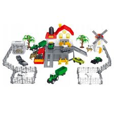 Детски комплект за игра Raya Toys Ферма с животни и аксесоари