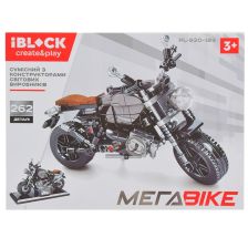 Детски конструктор IBlock Мотор, 262 части