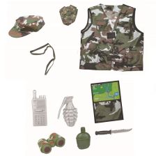 Детски костюм Командос Raya Toys Military, с аксесоари