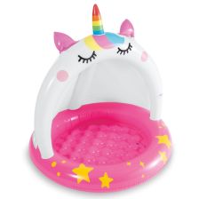 Детски надуваем басейн INTEX Caticorn, със сенник