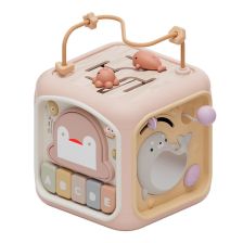 Детски образователен куб активити Raya Toys Multi-Function Hand Drum, с светлини и звуци