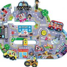 Детски пъзел Claudio Reig Busy City 11 части