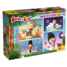 Детски пъзел Lisciani  MAXIFLOOR Маша и мечокът 24ч. 86085