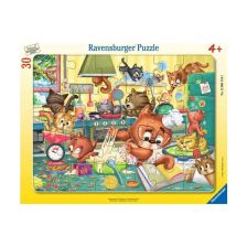 Детски пъзел Ravensburger Cat Chaos, 30 ч.