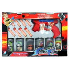 Детски пистолет Raya Toys Shooter с 8 патрона и 6 мишени