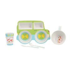 Детски сервиз за хранене Raya Toys Cars, 5 части