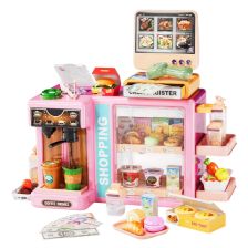 Детски супермаркет Raya Toys Dream Supermarket, с кафемашина и аксесоари