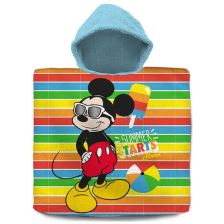 Детско пончо за плаж и баня Kids Licensing Mickey Mouse 60x120 см.