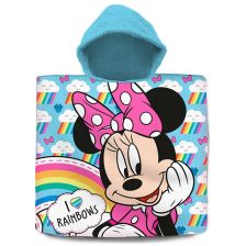 Детско пончо за плаж и баня Kids Licensing Minnie Mouse 60x120 см.