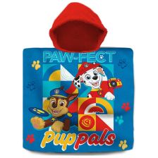 Детско пончо за плаж и баня Kids Licensing Paw Patrol 60x120 см.