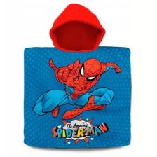 Детско пончо за плаж и баня Kids Licensing Spiderman 60x120 см.