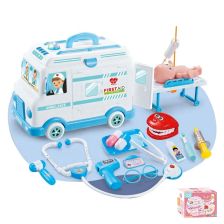 Докторски комплект с линейка Raya Toys със светлини, звуци и аксесоари 30 ч.