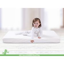 Чаршаф с ластик Baby Matex Bamboo 60x120 cm 0351-01, Бял