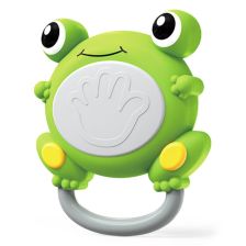 Музикална играчка барабанче Raya Toys Жаба, с музика и светлини