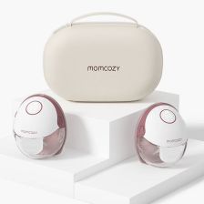 Двойна електрическа помпа за кърма Momcozy Mobile Style™ M6, Hands-free, Cozy Red