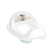 Седалка за WC с гумички Tega Baby Wild&Free Little Fox бяла DZ002