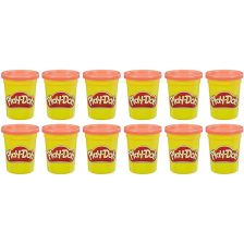 Комплект моделини Hasbro Play-Doh, червен цвят, 12 бр.