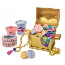 Игрален комплект Hasbro Play-Doh Treasure Splash, 6 цвята