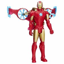 Екшън фигура Hasbro Marvel Avengers Titan Hero Series Iron Man с аксесоар за летене, B5776