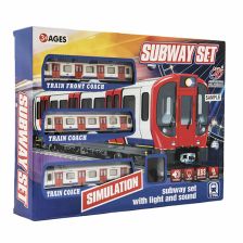 Електрическо метро с релси 88 cm Raya Toys