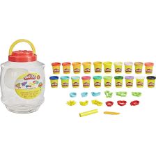Комплект моделини Hasbro Play-Doh Bucket of Fun, 20 цвята с аксесоари