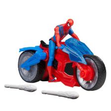Игрален комплект Hasbro Marvel Spider-Man Web Blast Cycle, 10 см.