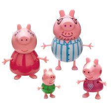 Фигури Peppa Pig 4 бр. Семейството на Пепа Лека Нощ 7123