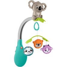 Музикална въртележка за кошара, легло или количка Fisher Price Soothe & Play, 3 в 1