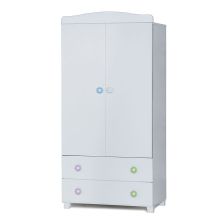 Гардероб Dizain Baby Ливио двукрилен Бял