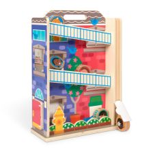 Игрален комплект Melissa and Doug GO Tots Town House Tumble 30741