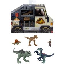 Комплект мини фигурки Mattel Jurassic World Dominion Total Battle Pack, 5 бр.
