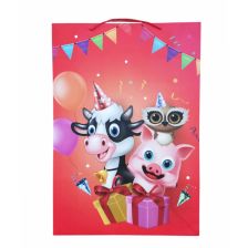 Хартиена торбичка за подарък Raya Toys Животни, 72 см.