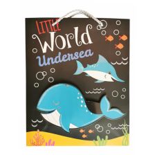 Хартиена торбичка за подарък с 3D принт Raya Toys Little World M, 32 см.