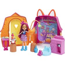 Игрален комплект с кукла Mattel Enchantimals Felicity Fox Cottage и с аксесоари